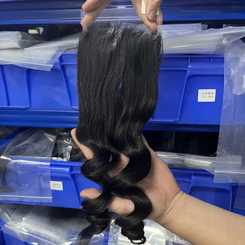 Transparent Lace Closure & Frontal Loose Wave