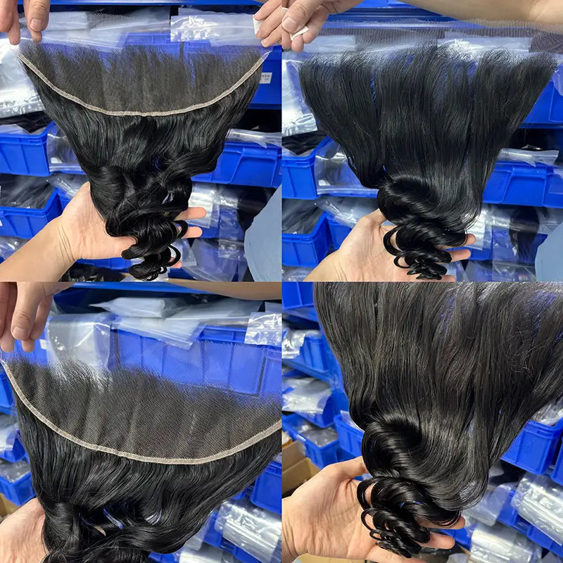 Transparent Lace Closure & Frontal Loose Wave