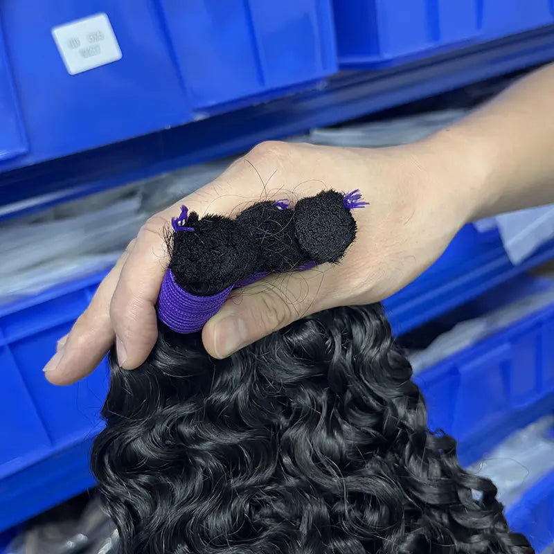 Cabelo humano maioria do Virgin da onda de água para trançar