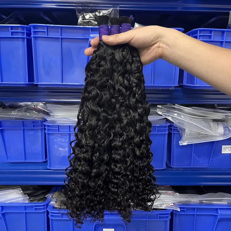 Cabelo humano maioria do Virgin da onda de água para trançar