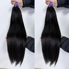 Yaki Human Hair Crochet Braids Extensions